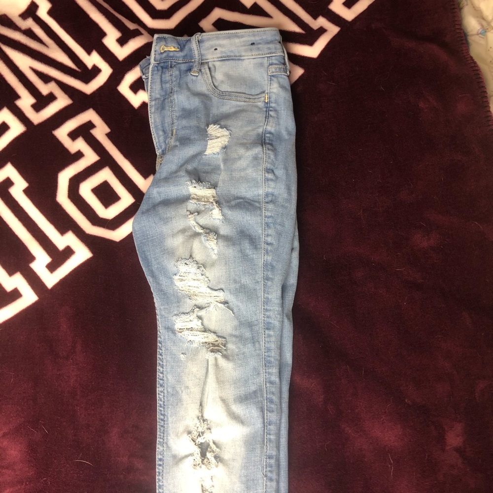 Hollister ripped jeans